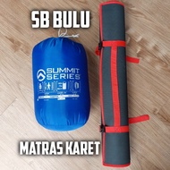 Paket Sleeping Bag Dan matras - Sleeping Bag Bulu Dan Matras Camping - PAKET 1, RANDOM(F3B5) Lebar T