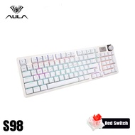 Aula S98 | S98Pro คีย์บอร์ดเกมมิ่ง 96% Tri-mode 96key RGB แบตเตอรี่ 4000mAh Hot-swap ประกัน 2ปี (เปล