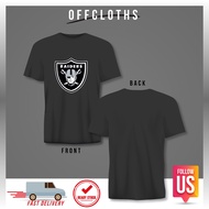 RAIDERS T-SHIRT PRINTED STREETWEAR BAJU LELAKI PEREMPUAN T SHIRT!! 100% COTTON