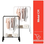 S-Wholesale Clothing Hanger Rack with Heavy Duty Double Rods Ampaian Baju Penyidai Baju Rak Baju LHT