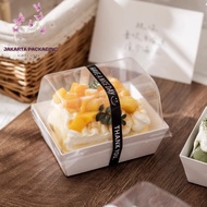 Elegant Mica Cake Box Container Size 13X9.5X4CM – For Jakartapackaging MN-1359 Cut Cake