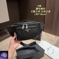 PHome Men Fashion Chest Premium Black Crossbody 832BEST Waist Bag Elegant Collection NRJW