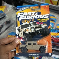 Hot wheels fast & furious decades of fast hummer h1