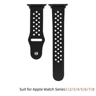 สายนาฬิกาหนังสำหรับนาฬิกา Apple รุ่น8 7 6 5 4 3 2 1 SE ultra Fashion Watch band 44mm 40mm 45mm 49mm 42mm