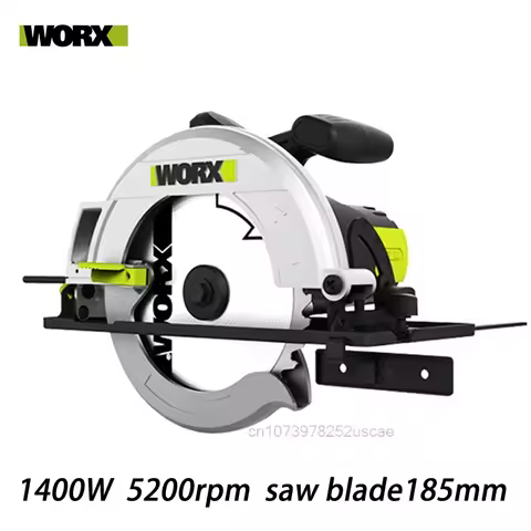 Worx AC 220-240V WU422 185mm Electric Circular Saw Multifunctional Cutting Mdle High Power and Multi