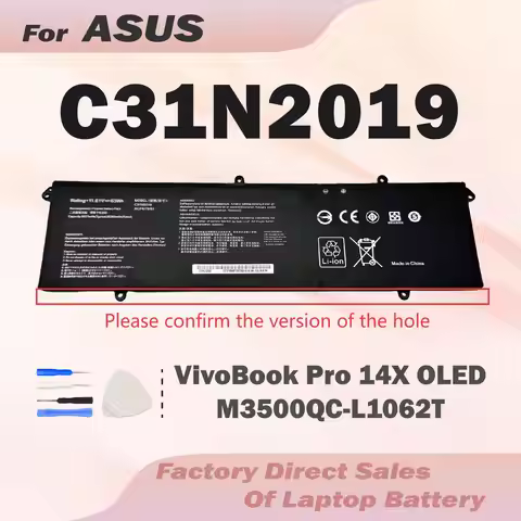 C31N2019-1 C31N2019 High Quality Battery Compatible For Asus VivoBook Pro 14 K3400P S3401 M3401 14X 