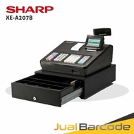 CASH REGISTER XE-A207B - MESIN KASIR SHARP 207 HITAM - BOSS SHIP