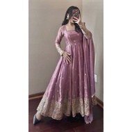Fendy Silk Anarkali Gown