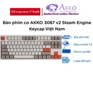 AKKO 3087 Steam Engine Mechanical Keyboard (Akko switch v2) - USB Port