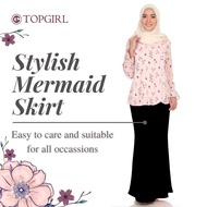 TOPGIRL Premium Skirt Duyung / Mermaid Skirt / Kain Duyung / Woman Maxi Skirt / Women Long Mermaid S