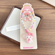 Gratis Ongkir - Set Kalung Anting Anak / Perhiasan Manik-Manik Anak / Perhiasan Manik-Manik Kartun