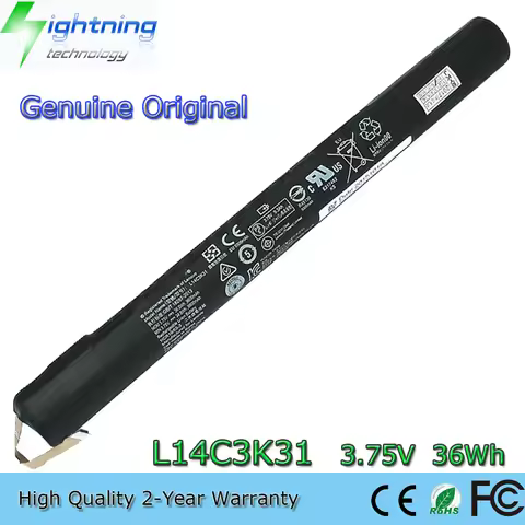 Genuine Original L14C3K31 3.75V 36Wh Laptop Battery for Lenovo Yoga Tablet 2 1050F 1051F 1051LC L14D