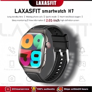 LAXASFIT H7 Curved Sports Smart Watch 2.01 Screen Bluetooth Call Heart Rate Monitoring Outdoor