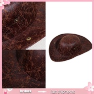 YOI PU Leather Pirate Hat Colonial Tricorn Hat Steampunk Pirate Hat Pirate Caps Medieval Accessories