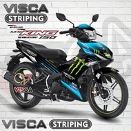Stiker Striping Mx King 150 Full Body Variasi Monster Energy