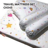 Cheeky Bon Bon Baby Travel Mattress Set 66.04x96.52x7.62cm CK043