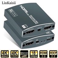 -HDMI Audio Extractor 4K 60Hz ARC Audio Extractor HDR10 HDMI2.0 Splitter Audio Converter Optical ♛◀