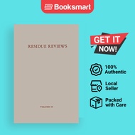 Residue Reviews - Paperback - English - 9780387058634