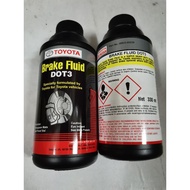 GENUINE TOYOTA BRAKE / CLUTCH FLUID DOT3 08823-80230 330ML WHITE DOT-3