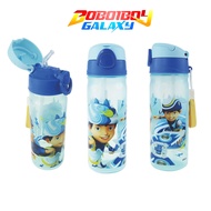✨New Boboiboy Kuasa Glacier Supra Frostfire 600ml Kid's Tritan Water Bottle / Botol Air With Straw (