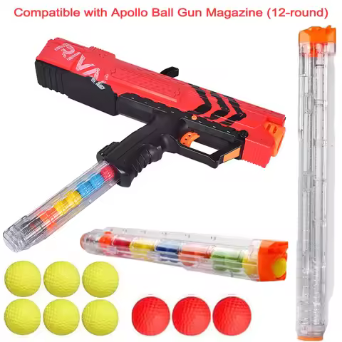 12-Round Replacement Magazine Clip Compatible for Rival Apollo XV-700 Zeus XV-1200 Blaster-8GH