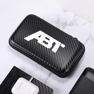 High-Grade Carbon Fiber Car Driving bag phone 3C Supplies Storage bag For ABT Audi RS3 RS4 RS5 RS6 R