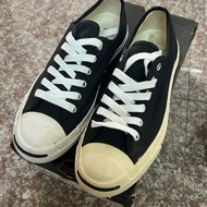 ️ Trendy Shoes Crazy CONVERSE JACK PURCELL Black White Smile Canvas