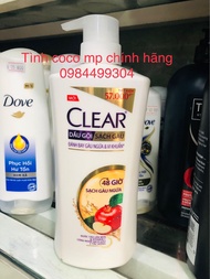 Dầu gội clear sạch gàu đánh bay ngứavi khuẩnchiết xuất hương táo thiên nhiên 630ml