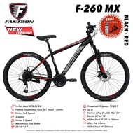 Sepeda Gunung Fastron F260 MX MTB 26x2.10 Hi-Ten Steel 3x8 Speed