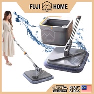 🏠READY STOCK🏠Spin Mop Set Bucket Magic Rotating Mop Automatic Spin Mop Hands Free Lazy Mop Household