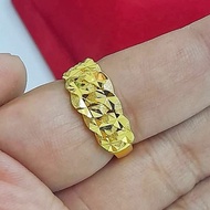 Premium Cincin Emas Bangkok 999 Gold Plated Ring Cincin Kikir Emas