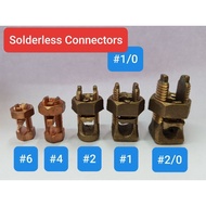 ♧ ✒ ✄ ▂ ▯ ☁ Solderless Connector Split-Bolt Split Bolt Connector #8, #6, #4, #2, #1, 1/0, 2/0