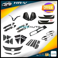 Honda HRV Interior Exterior Decoration Carbon Fiber Design Trim For HRV (2015 - 2022)  Car Accessori