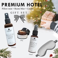 Christmas Gift Set -  Hotel Scent Gift Set. Pillow Mist + Room Mist + Candle.Mothers Day gift #christmas #gift #supportlocal #xmasgifts