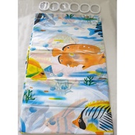 Tirai Kamar Mandi / Shower Curtain Gorden Kamar Mandi Grade B Tirai Kamar Mandi Anti Air  Tebal 200x