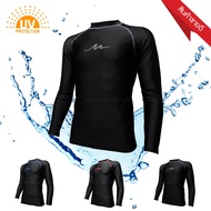 M03 Swim Shirt Comes In 3 Colors To Choose From Gray Blue Red.
