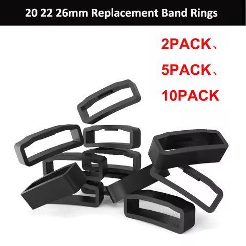 2-10pcs silicone band keeper Garmin Vivomove HR/vivoactive 3 strap rubber loop Forerunner 245 Watch 