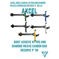 AXCEL SIGHT ACHIEVE XP PRO UHM DIAMOND WEAVE CARBON BAR RECURVE 9" RH/LH