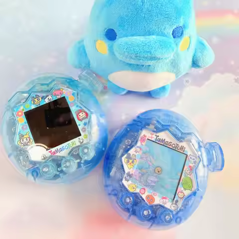 Tamagotchi Paradise Replacement Shell Glittery Colorful Custom Spray Painted Replacement Case Decora