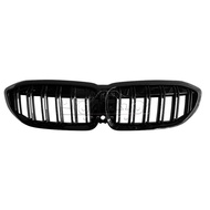 Factory Direct Carbon Fiber Double Grill Slat Front Lower G20 Grill Trim Cover Black Grille For BMW 