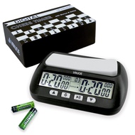 Chess Clock Digital Chess Timer, Portable Digital Chess Clock & Game Timer for Board Games with Basi