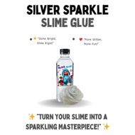 Silver Sparkle Slime Glue 150ml - Make It Shine, Make It Yours