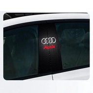 Car Stickers B-Pillar Center Column Decoration Cover Decals Accessorie For Audi A4 B5 B6 B7 8P 8V 8L