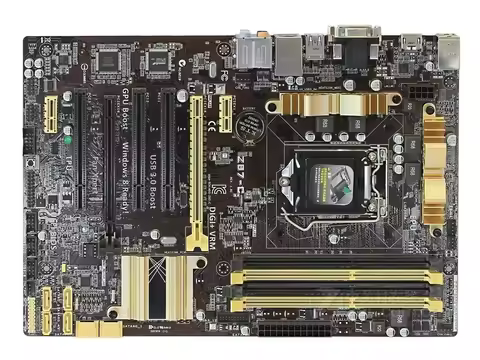 For ASUS Z87-K desktop computer 1150 pins, the fourth generation main board supports 4790K memory ov