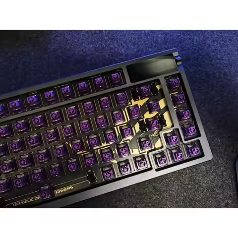 ROG AZOTH Mechanical Keyboard Accessories Fr4/Aluminum Alloy/Carbon Fiber Position Plate Sound Pack 
