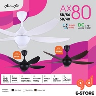 Alpha AX80 DC Motor 5 Blades Ceiling Fan With Remote Control AX80/5B 56'' 40'' AX828/56  AX828