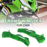 ZX6R 2024 2025 Motorcycle Front Winglet For Kawasaki ZX-6R zx-6r Spoiler Wing Front Lip Fairing Smal
