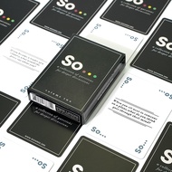 So Cards Conversation Starter - High Quality Special Style Questions Card Game for Adults & Families