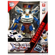 Jinjiang Transforming Optimus Transforming Robot Police Car SWAT Police Model Toy 8816ABC Boy Toy