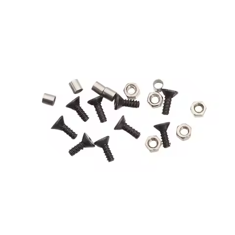 1Pair Durable With Nuts Fingerboard Truck Truck Bolts Model Bearing Deck Brackets Hobby Collectors 3